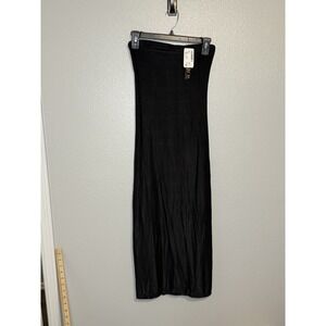 On Gossamer Vintage NOS Black Slip Dress Women's Size Medium Saks Fifth
